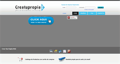 Desktop Screenshot of creatupropiaweb.com